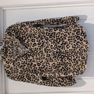 New York and Co Woman's Leopard Blouse
